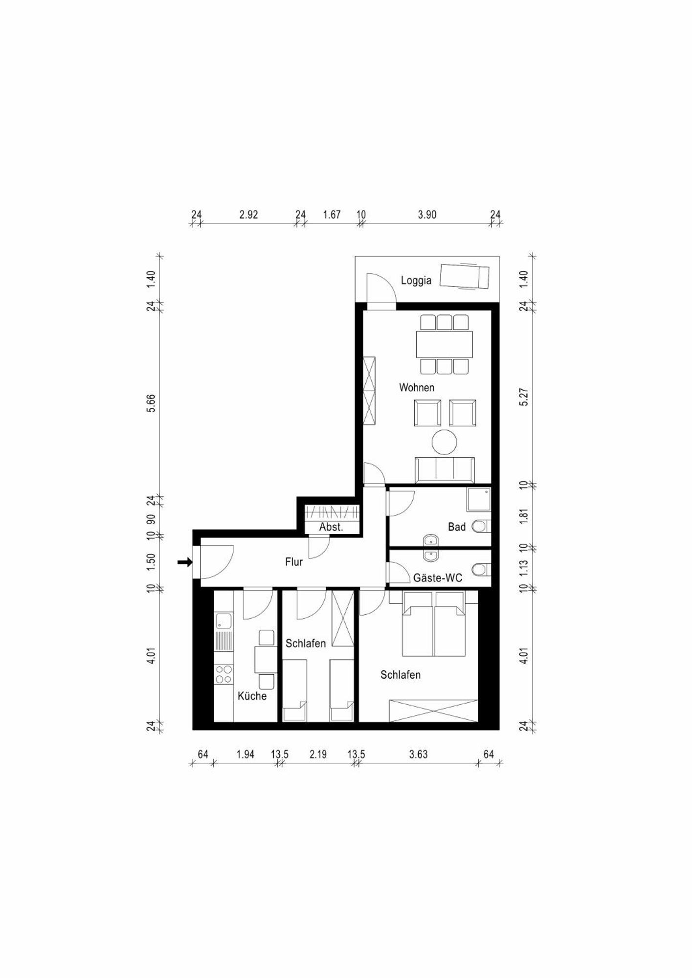 "Lilie" In Geestland-Langen, Ideal Fuer Familien & Homeoffice - Wlan & Parkplatz - 3 Zimmer, Balkon - Nahe Bremerhaven Bagian luar foto
